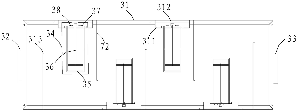 Treatment process for malodorous gas of municipal wastewater treatment plant