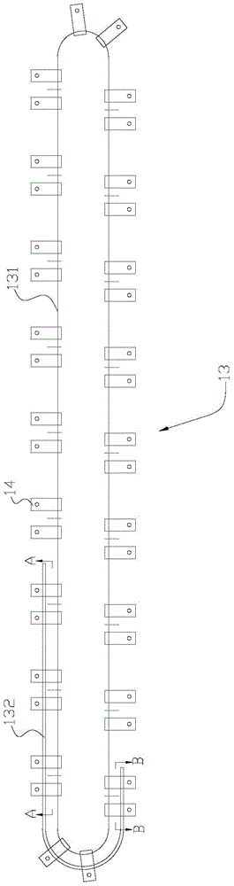 Bag manufacturing filling and sealing machine