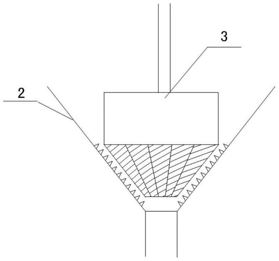 A kind of quasi-mechanical stripping device and production method for producing graphene at a ton level