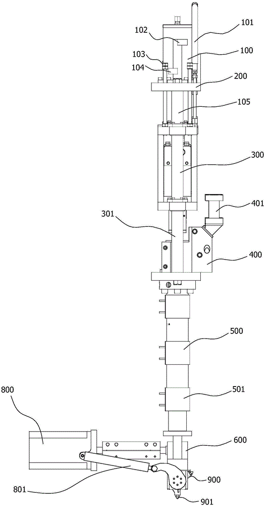 High-speed printing head of 3D printer