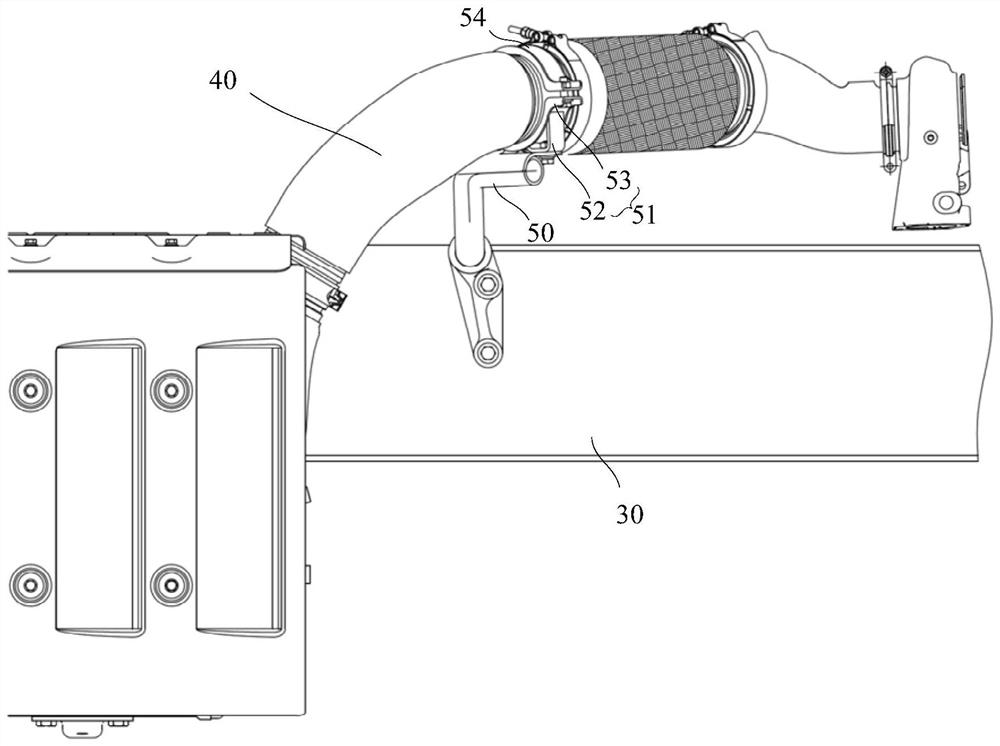 Exhaust pipe bracket and vehicle