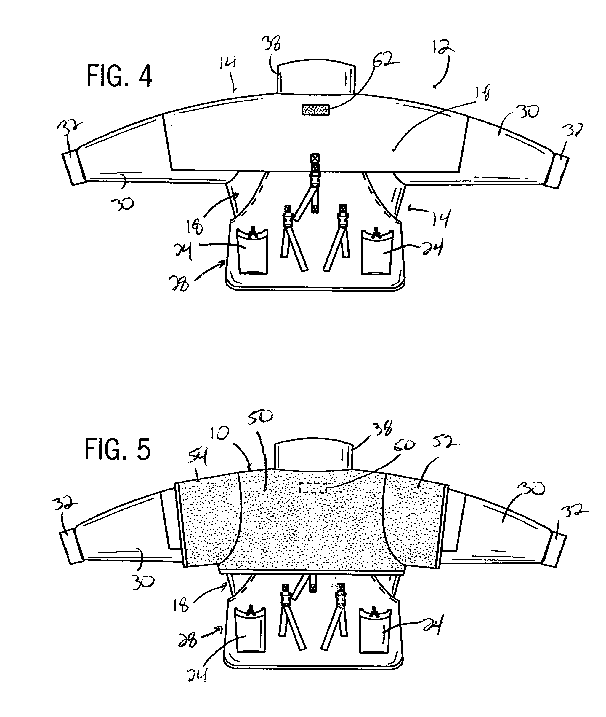 Garment with stowable vest