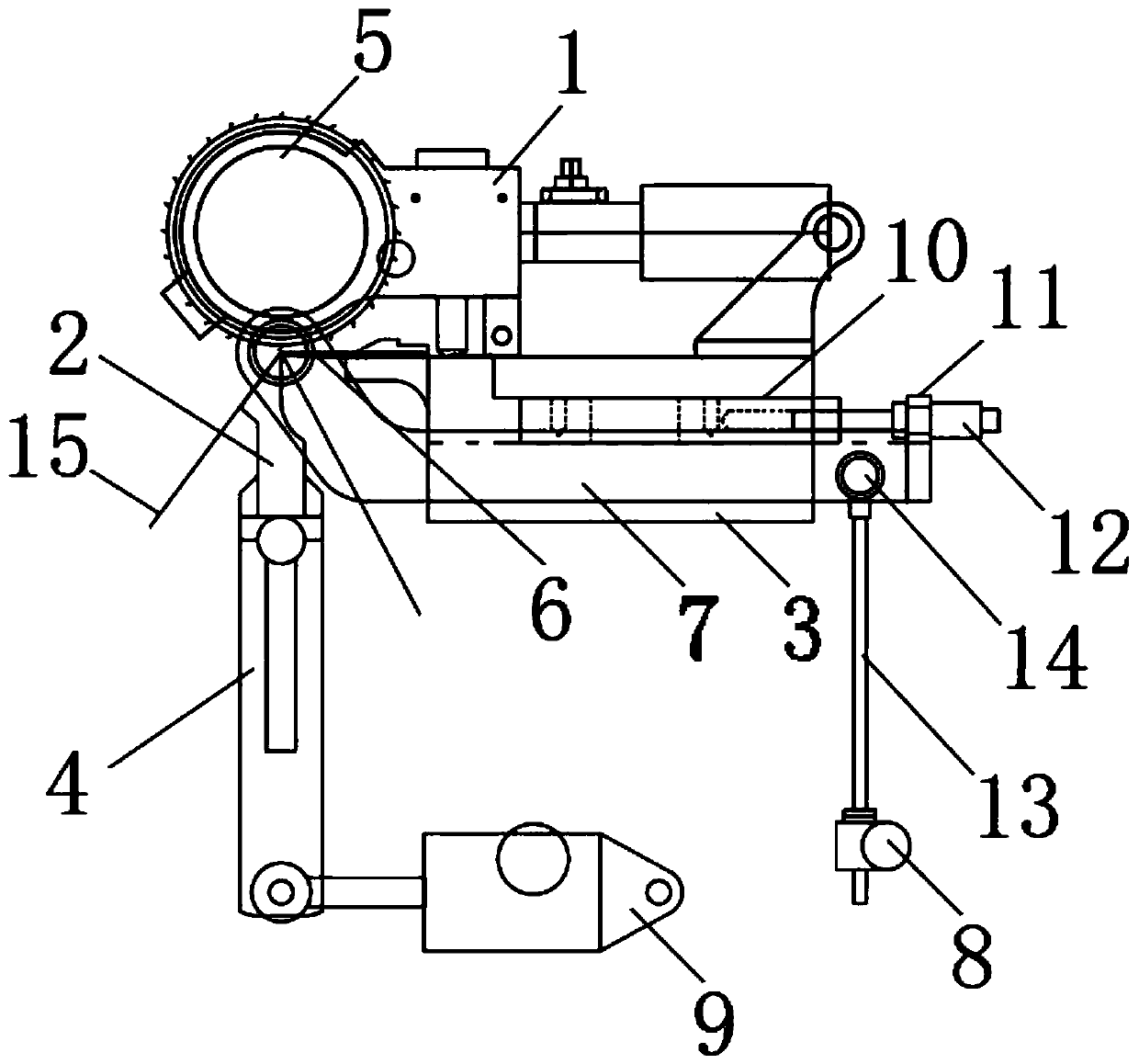 Cropping angle adjustment with rotary tool holder