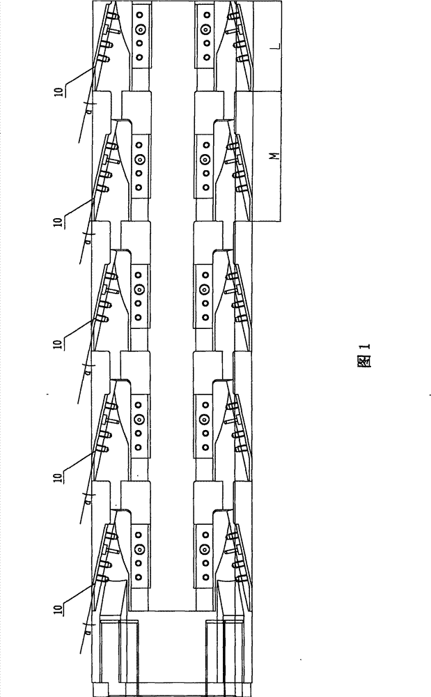 Size control method for precision processing of pyramid sleeve and measurement clamping plate