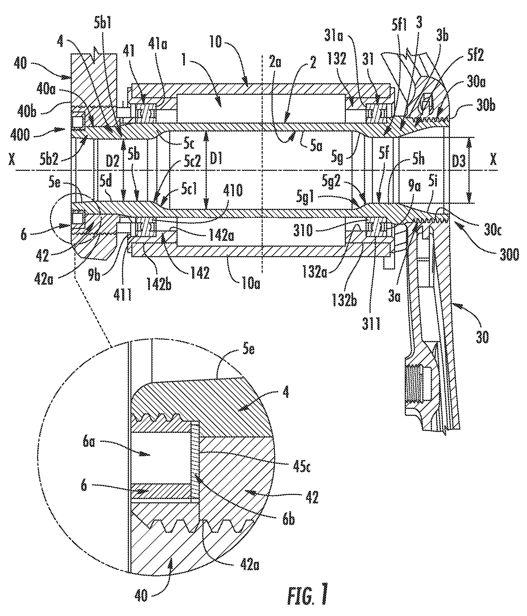 Bottom bracket assembly of a bicycle and left crank arm assembly thereof