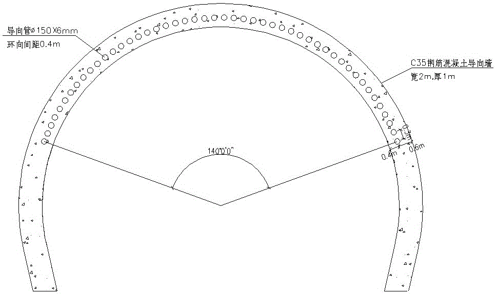 Construction method of large-cross section loess tunnel cave entering shallow buried section