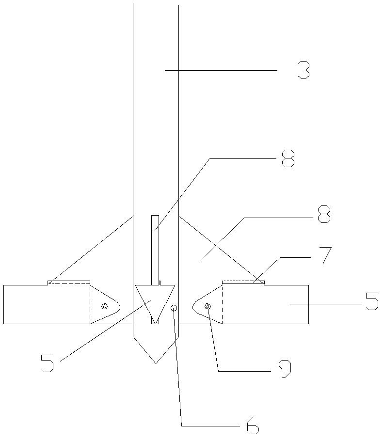 Construction process of pressing-and-embedding special-shaped cast-in-place pile and equipment thereof