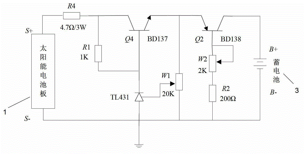 Solar energy power supply circuit for wireless sensor network node