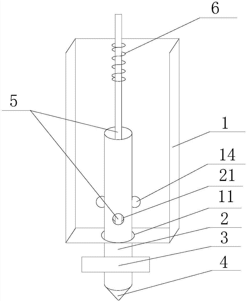 3D printer head with temperature truncation function