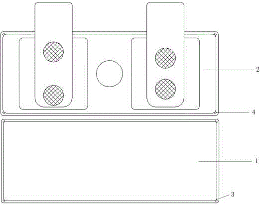 Tight fitted aluminum housing and cover plate for lithium ion battery