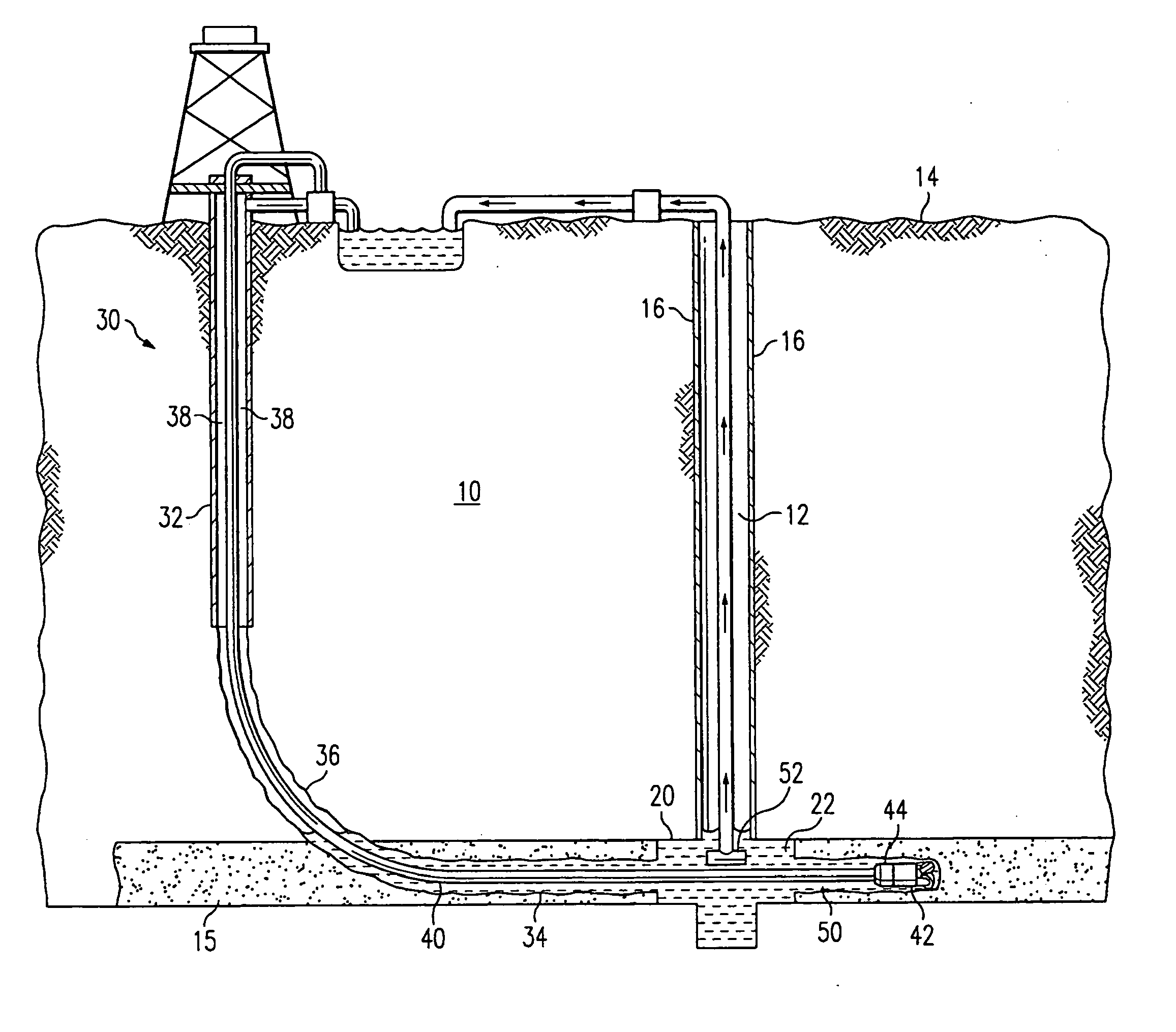 Method and system for accessing subterranean deposits from the surface and tools therefor