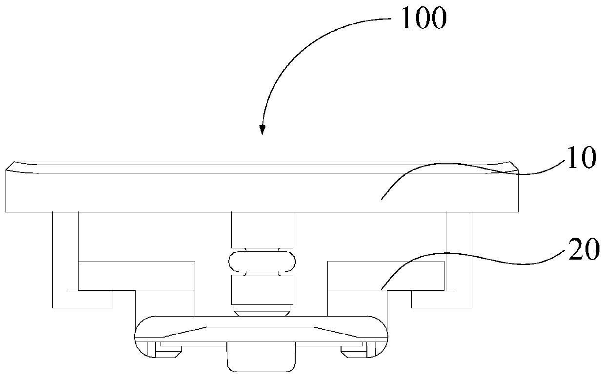 Key structure and terminal equipment