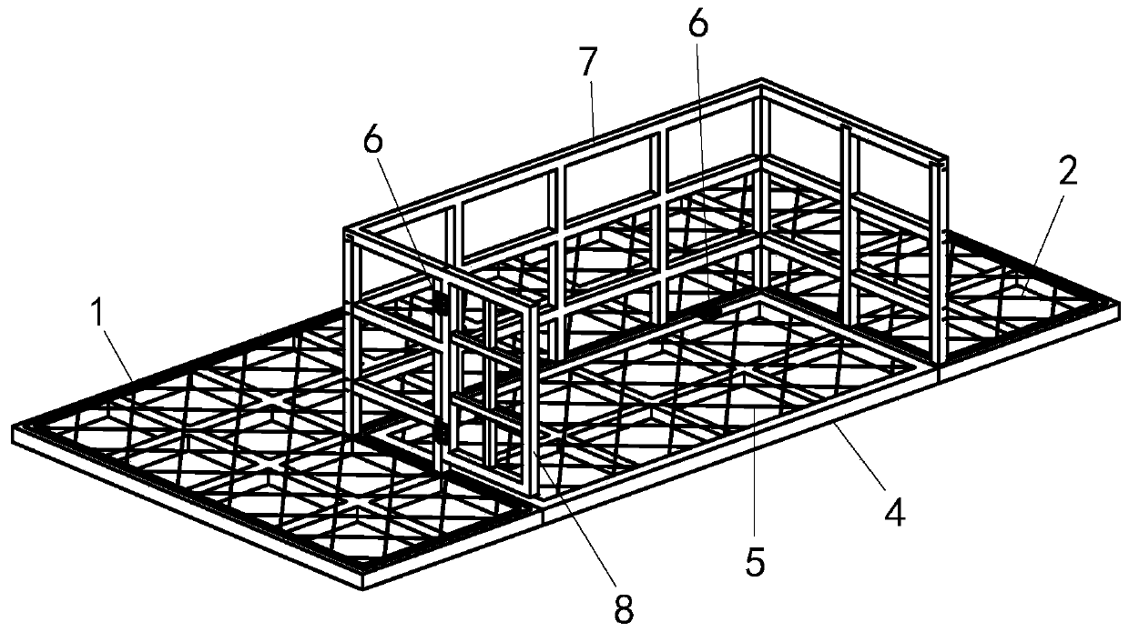 Porthole protective device of bridge pile hole