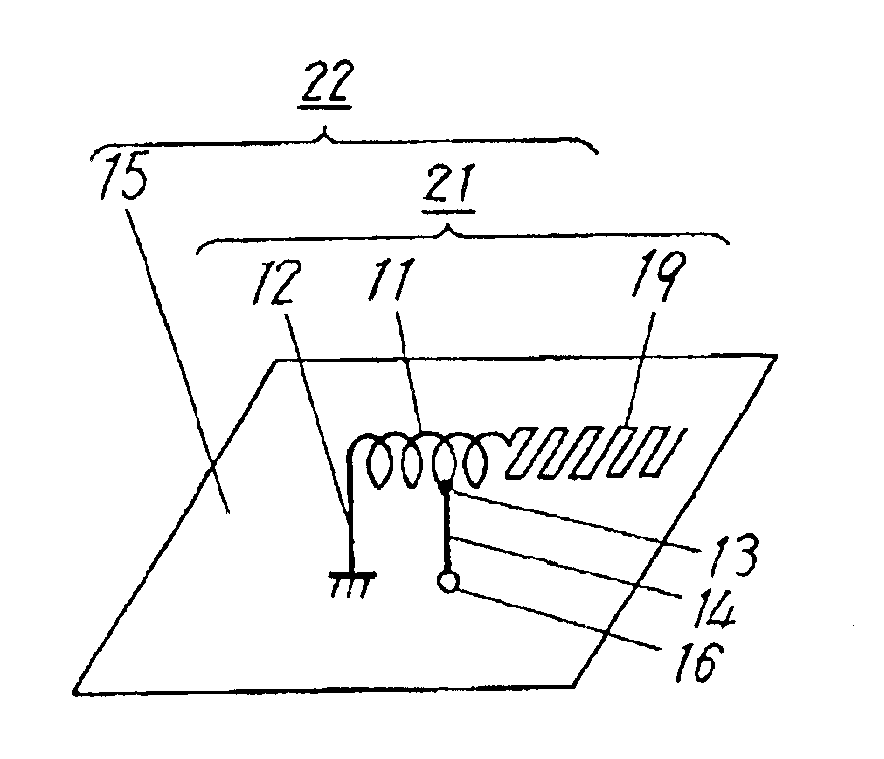 Antenna and radio device using the same