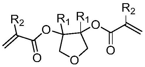 Degradable photoresist resin monomer synthesized from furandione and synthesis method thereof