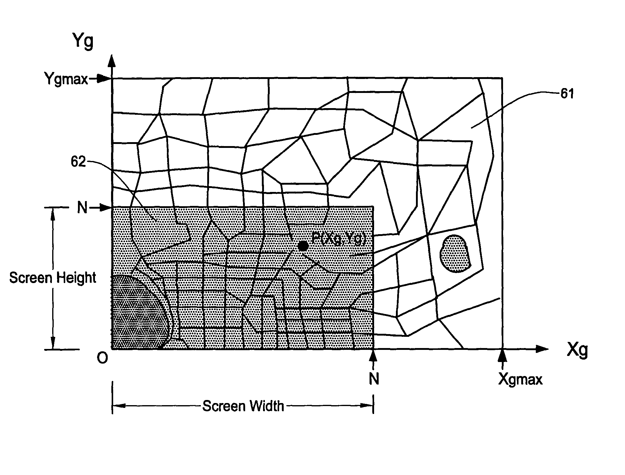 Display method and apparatus for navigation system