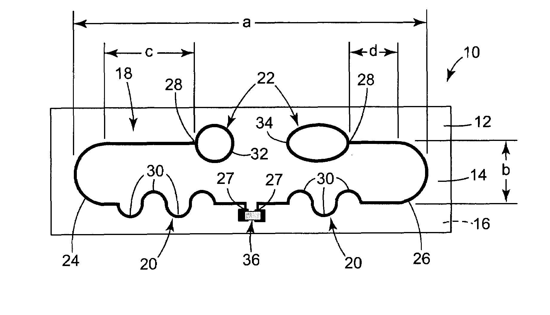 Ultra high frequency radio frequency identification tag