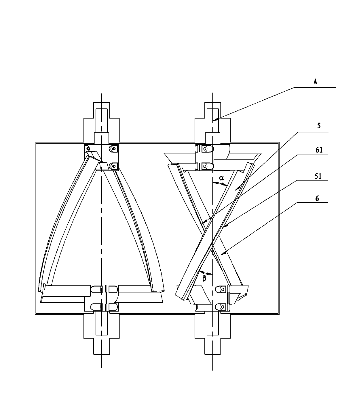 Multi-crankshaft concrete mixer