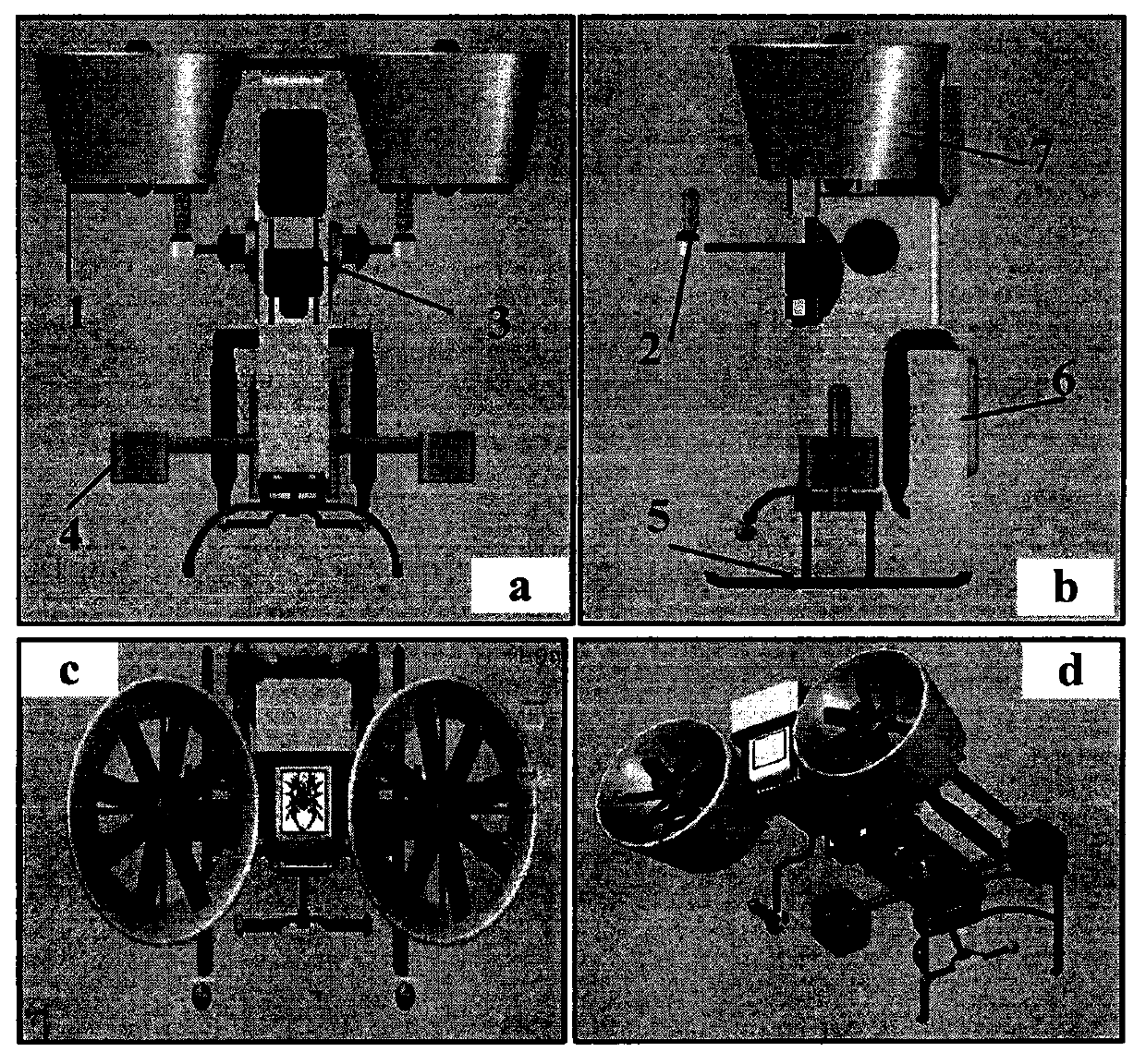 Double-main-duct ultra-light type vertical take-off and landing solo aircraft