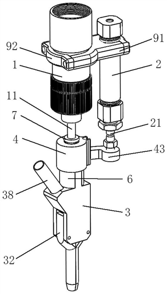 Handheld automatic screw machine