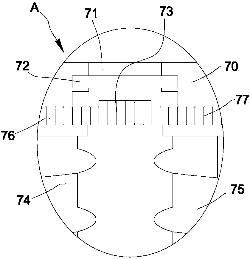 Grape vine burying machine