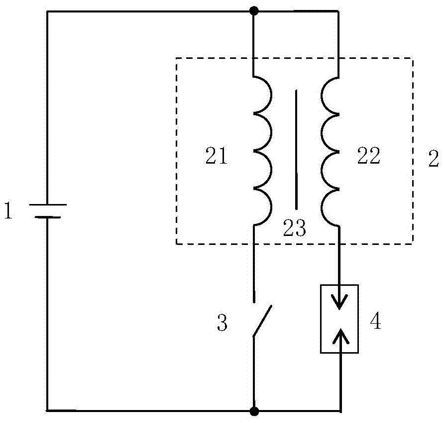 A high energy ignition coil