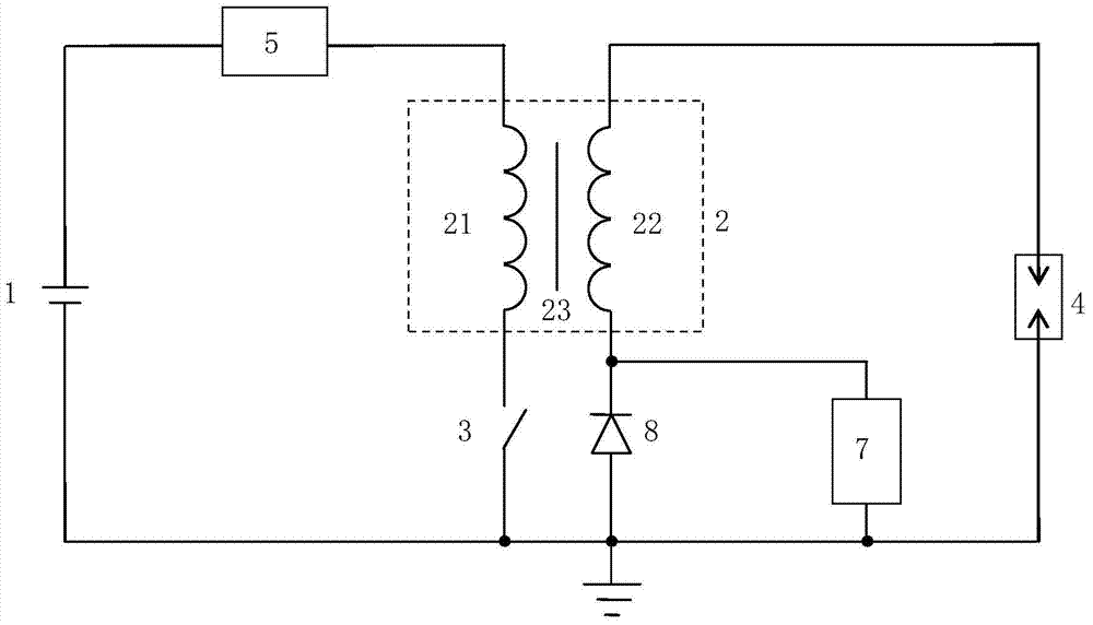 A high energy ignition coil