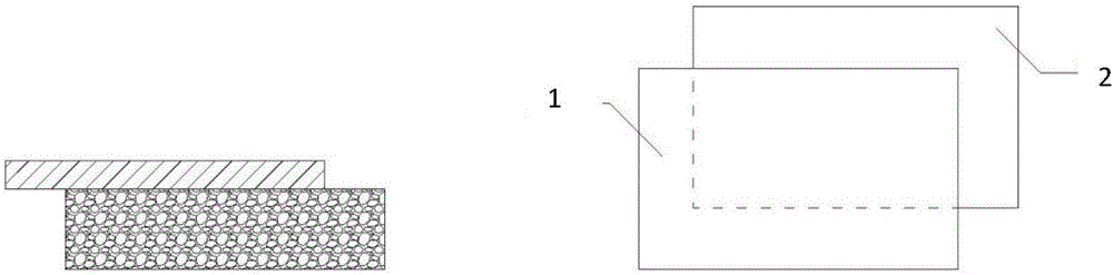 Cement-based material functionally gradient brick and preparation method thereof