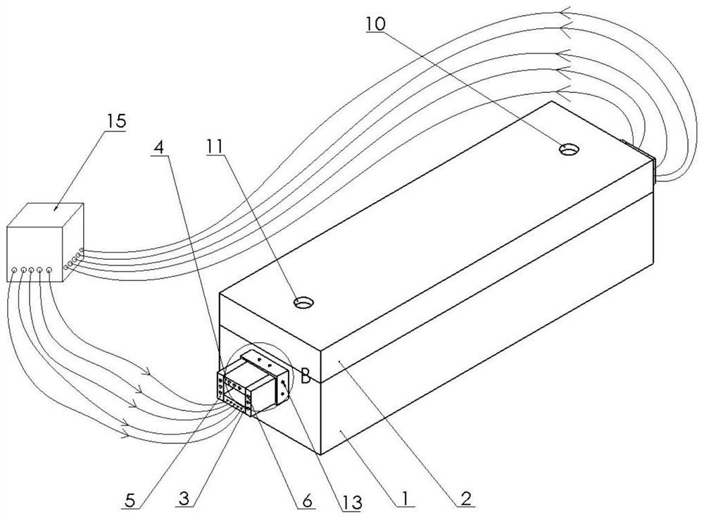 Casting device and casting method for large-section castings