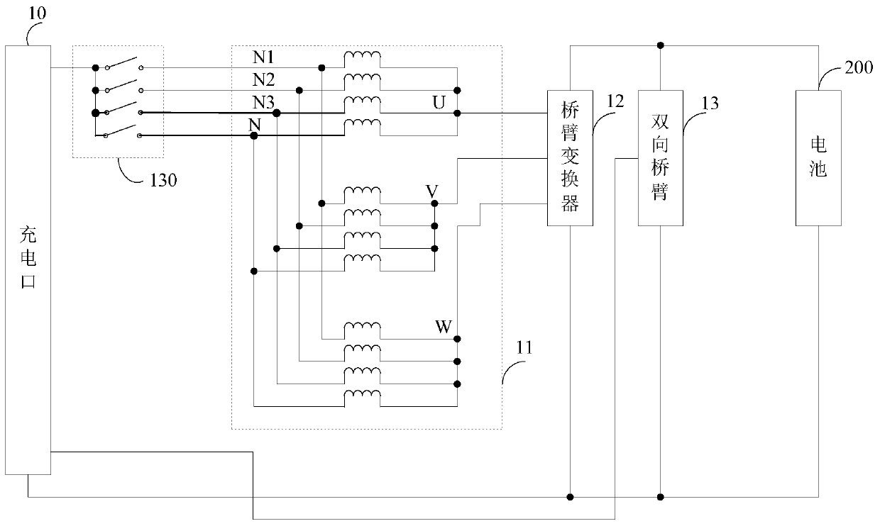 Vehicle and energy conversion device and power system thereof