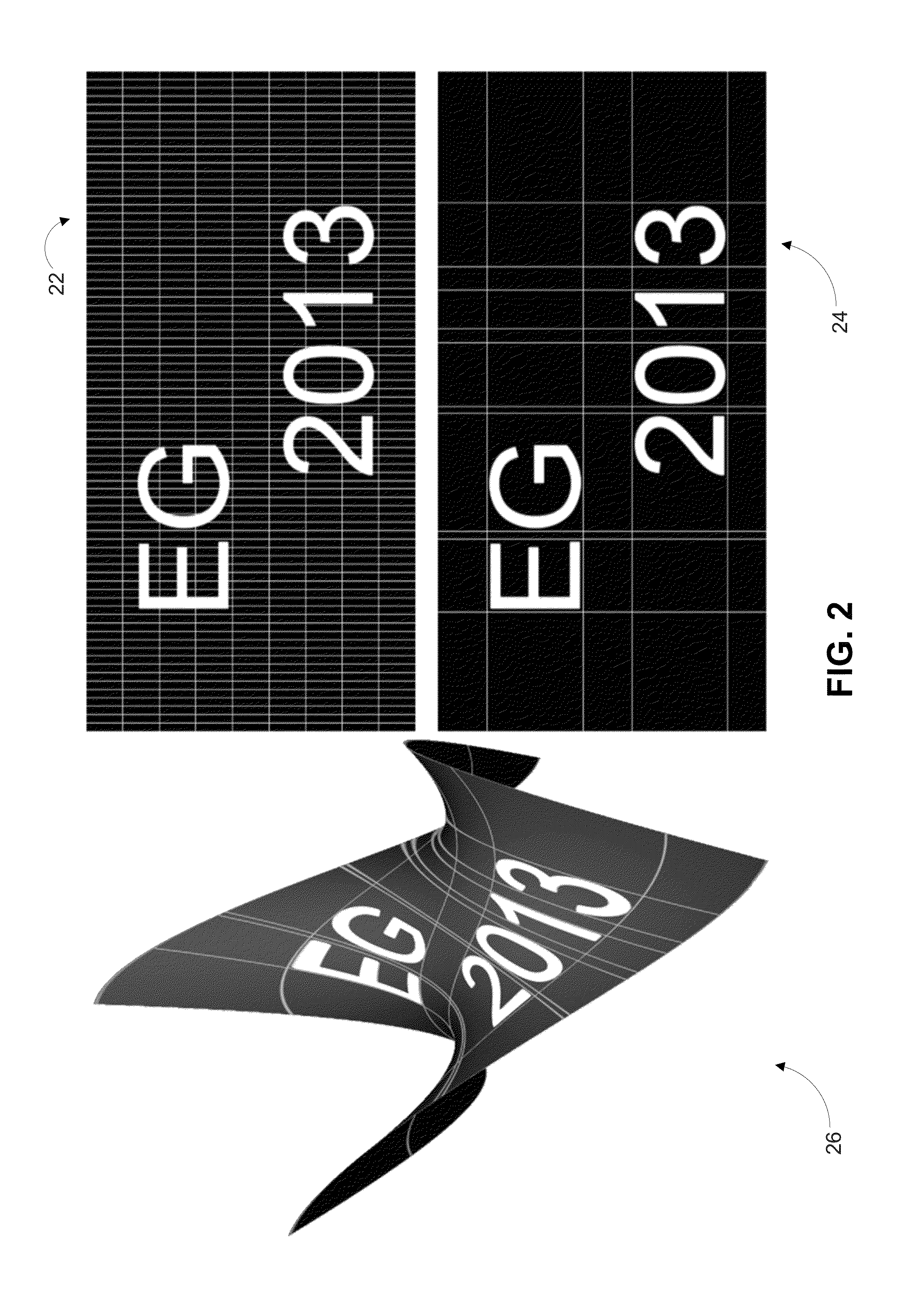 Content aware texture mapping on deformable surfaces