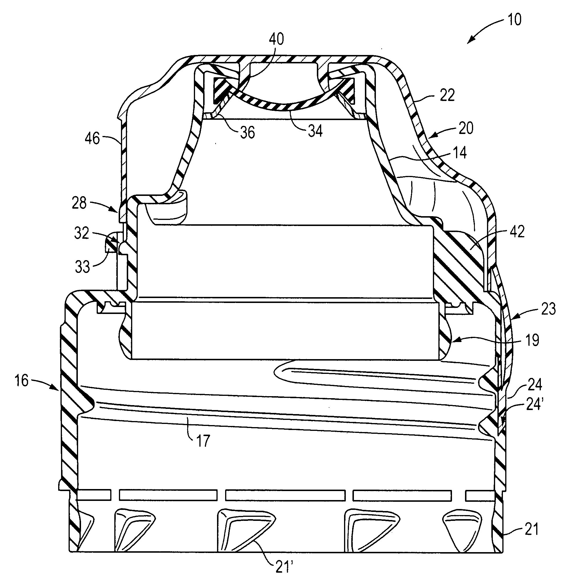 Tamper-indicating dispensing closure