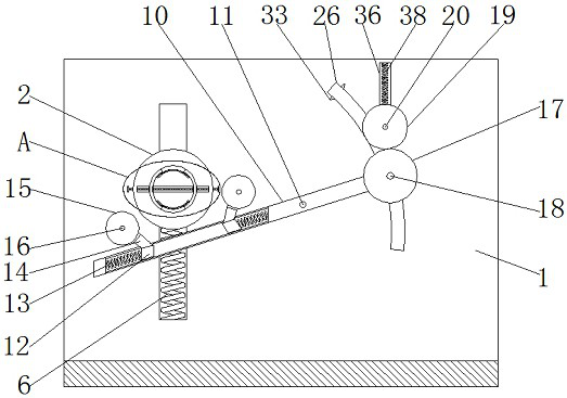 Winding device for building waterproof coiled material manufacturing and using method thereof