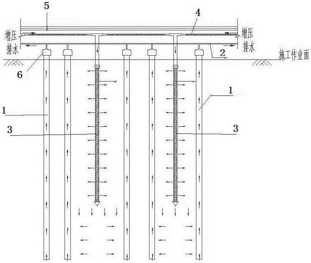 Rapid treatment system and rapid treatment method for soft soil foundation