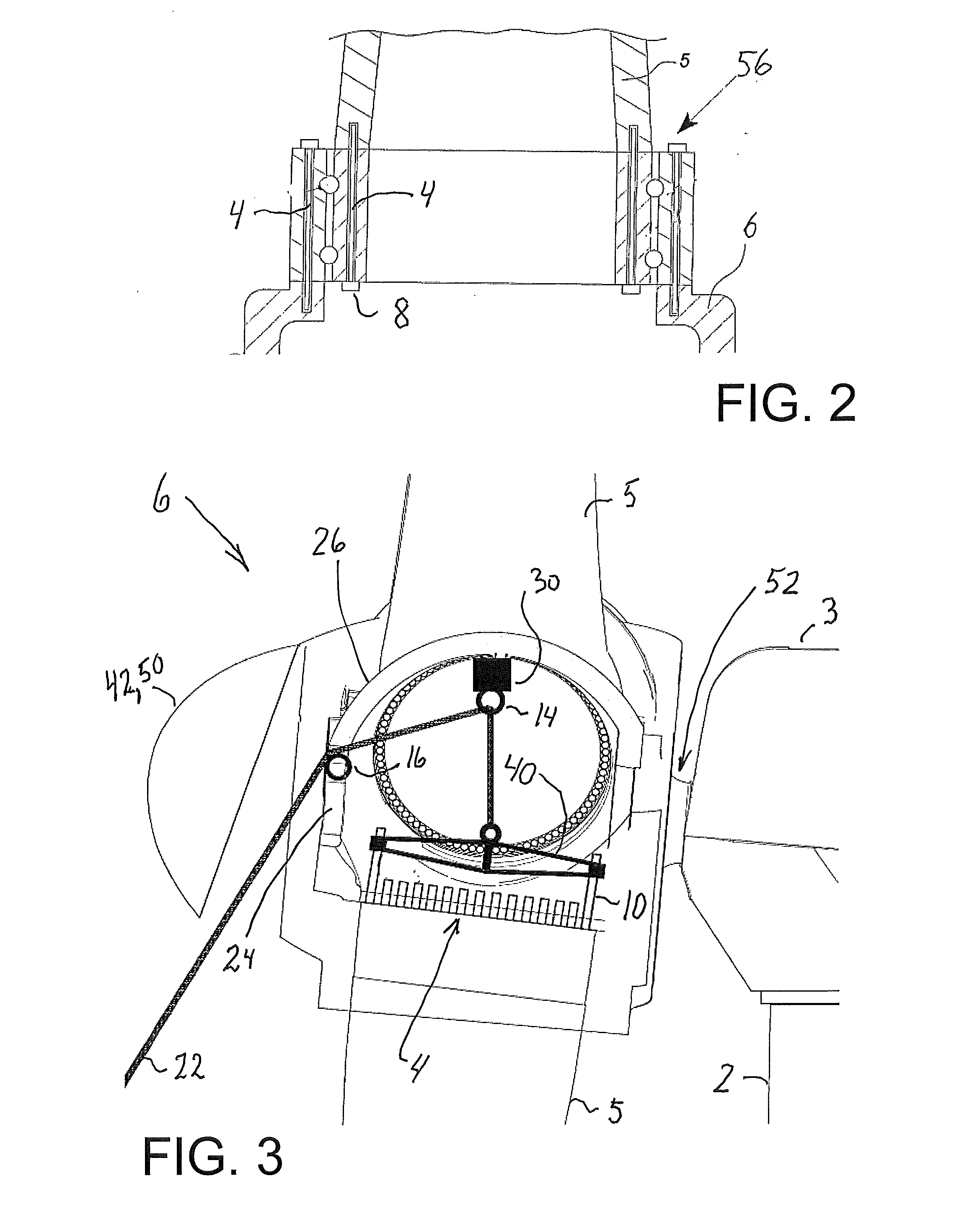 Method for craneless wind turbine blade handling via a turbine hub