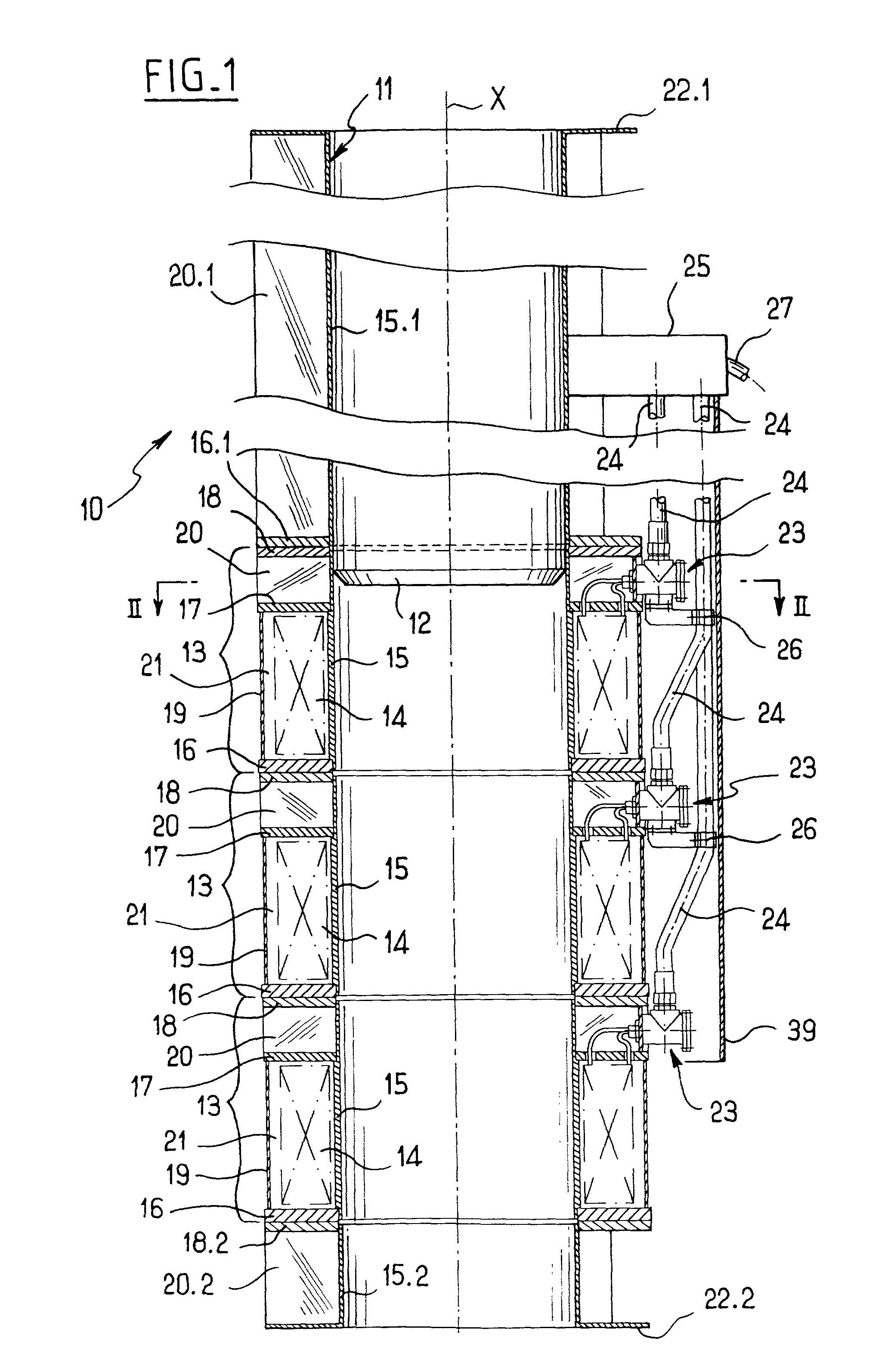 Electromagnetic hammer having a moving ferromagnetic mass