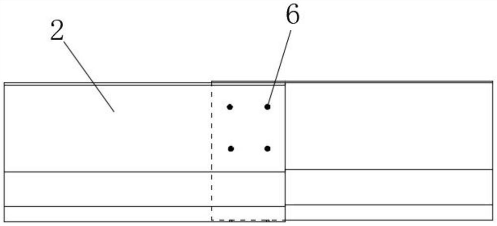 Basalt fiber composite material drainage ditch mounting process