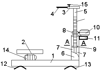 Diseased limb rotating traction double-motor control device used for treating scapulohumeral periarthritis