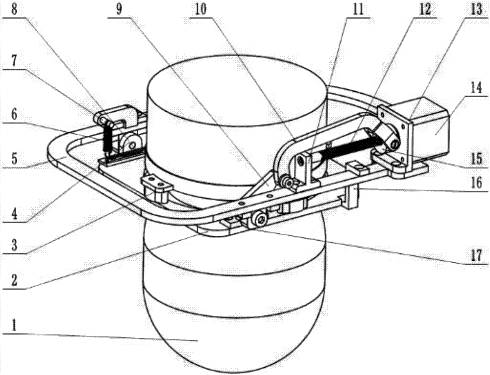 An unmanned aerial vehicle pod retractable mechanism and assembly method