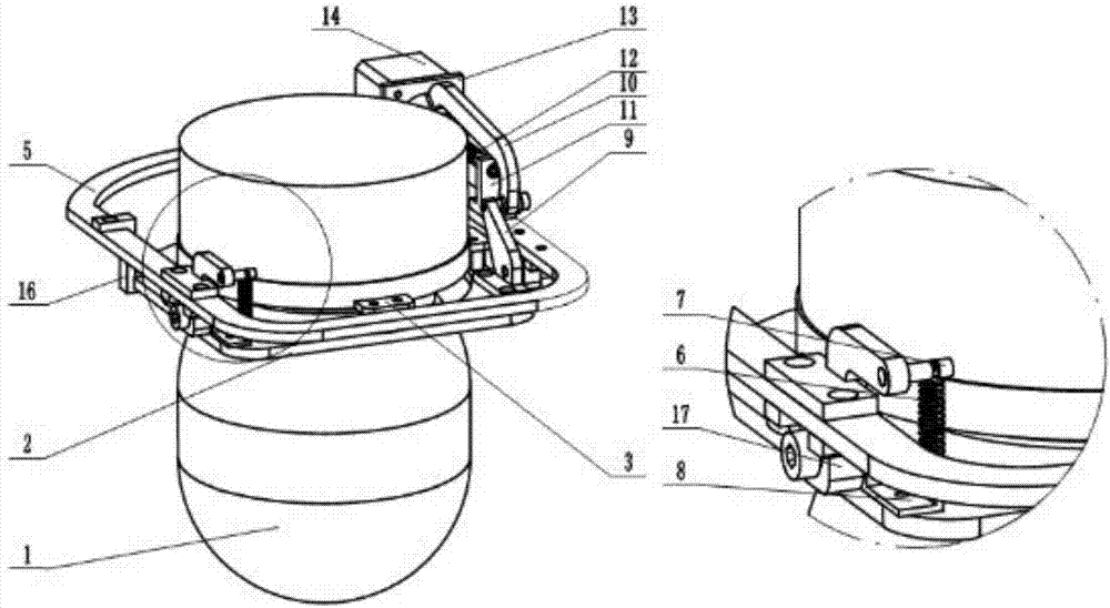 An unmanned aerial vehicle pod retractable mechanism and assembly method