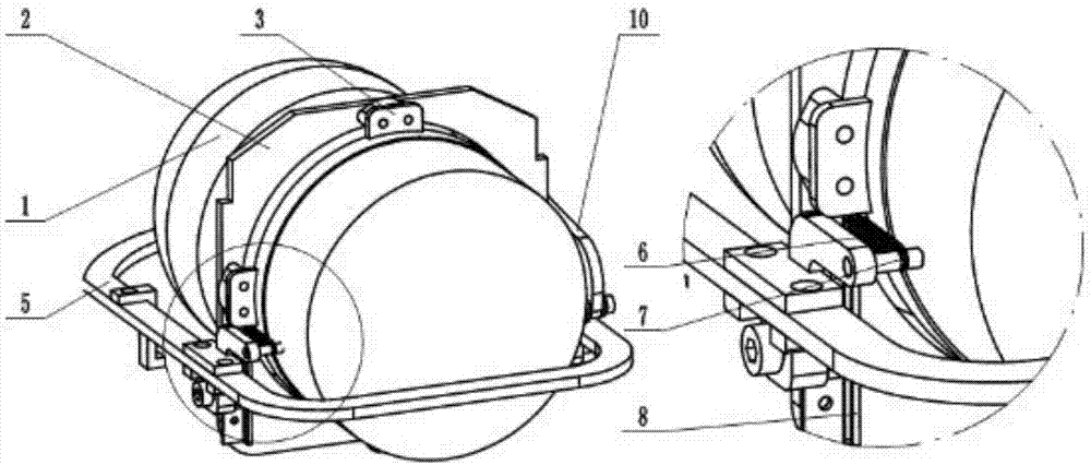 An unmanned aerial vehicle pod retractable mechanism and assembly method