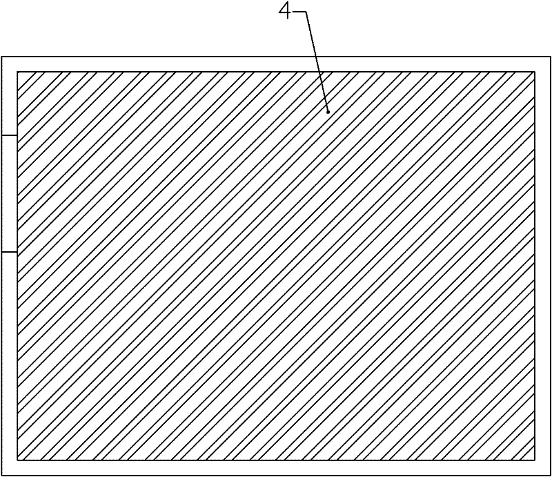 Overhead floor wooden base layer and construction method thereof