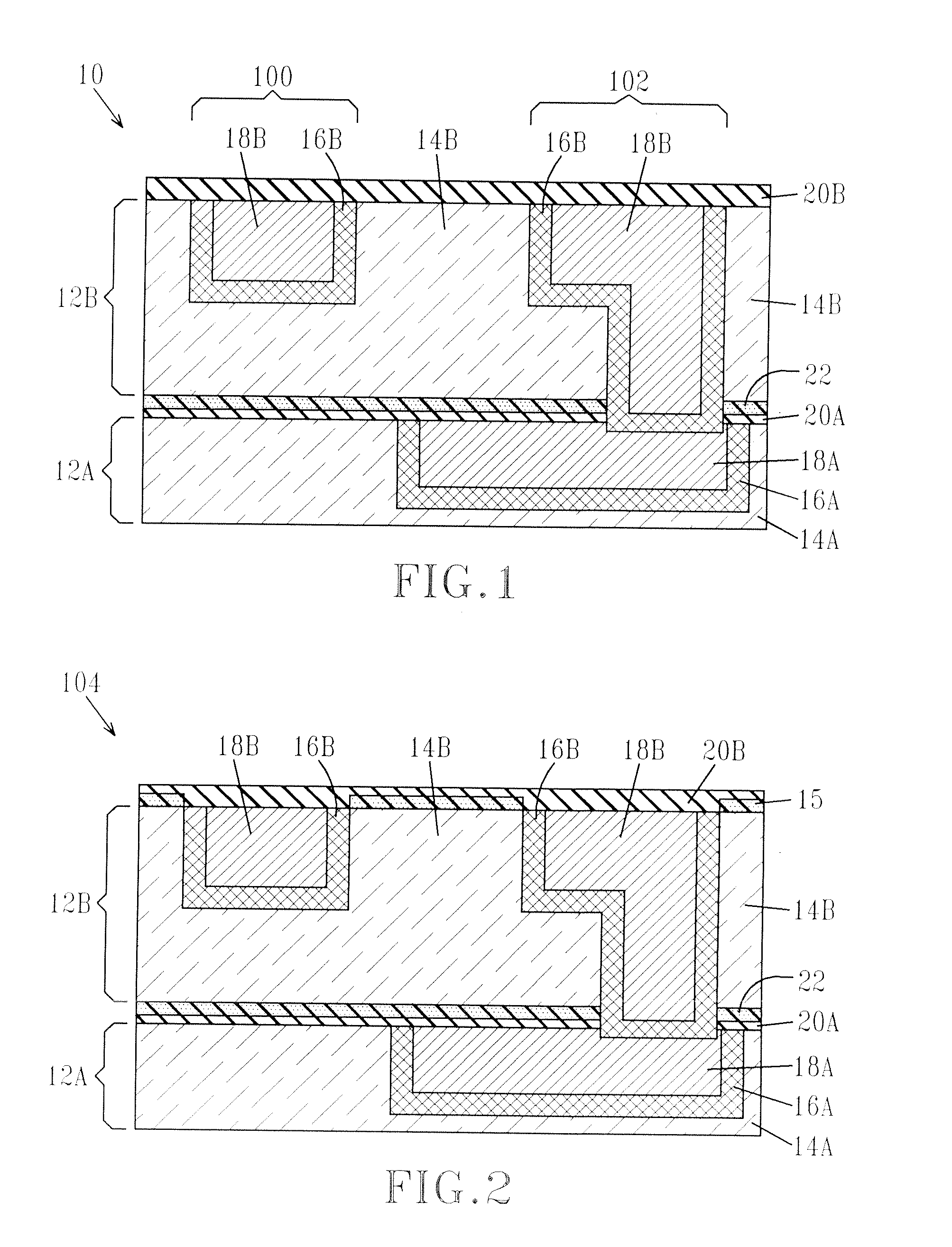 MECHANICALLY ROBUST METAL/LOW-k INTERCONNECTS