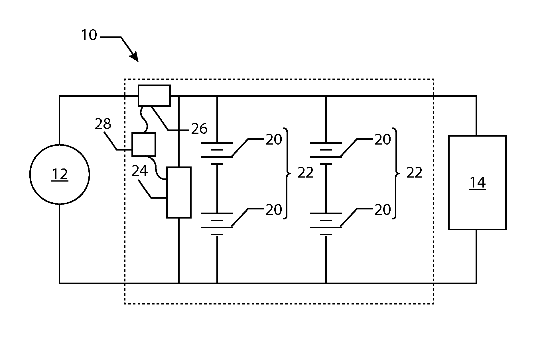 System and method for a rechargeable battery