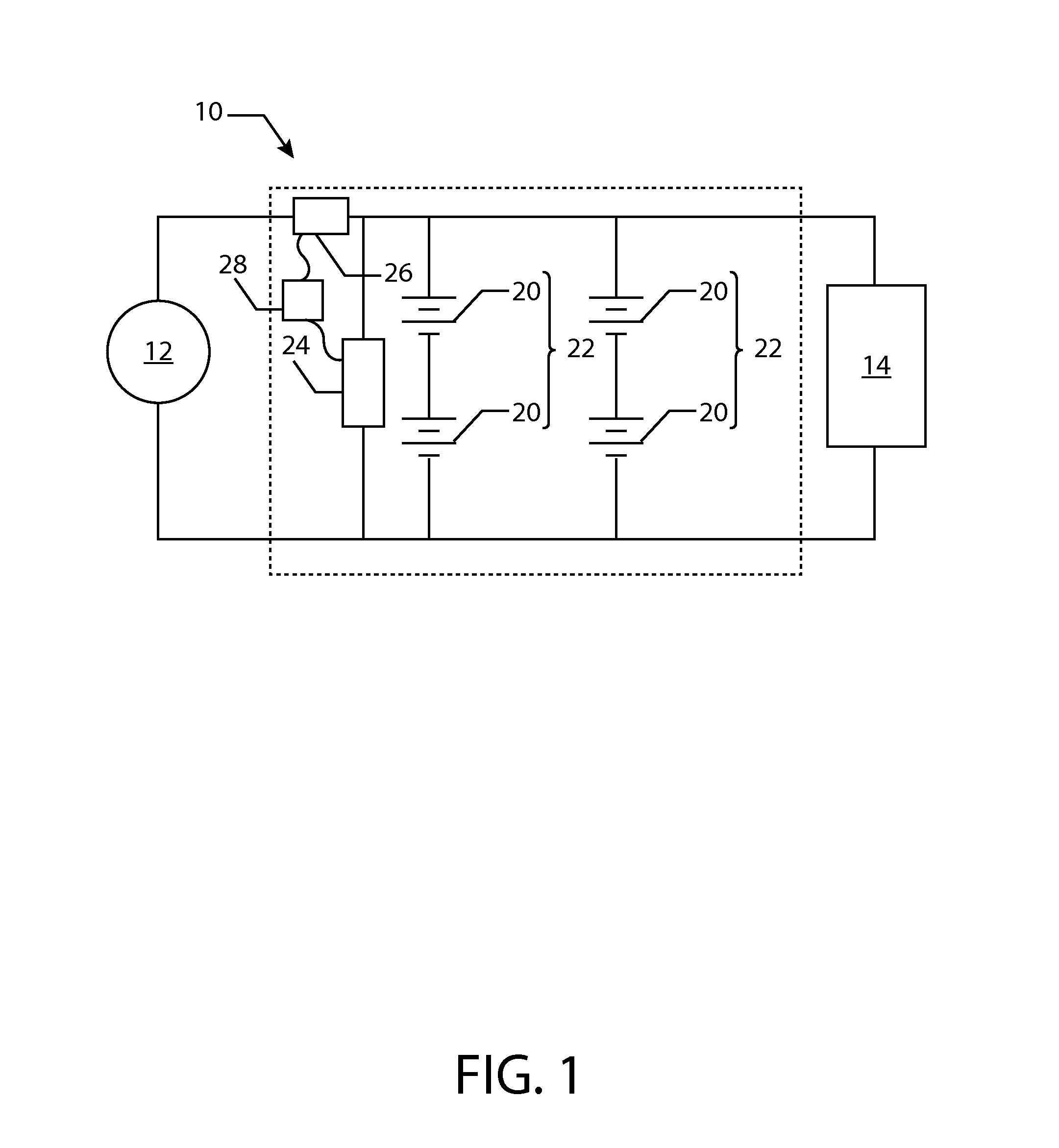 System and method for a rechargeable battery