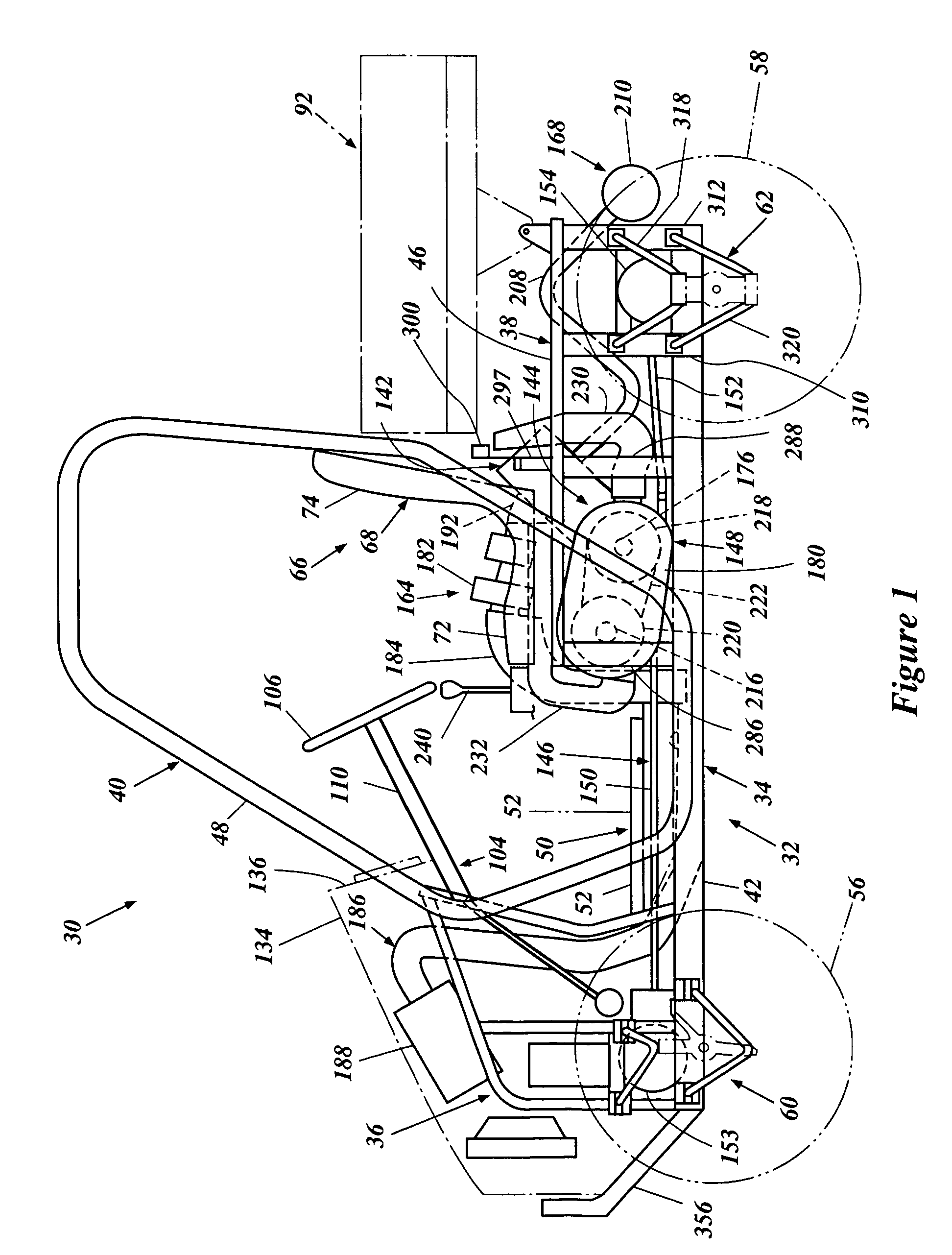 Off-road vehicle with wheel suspension