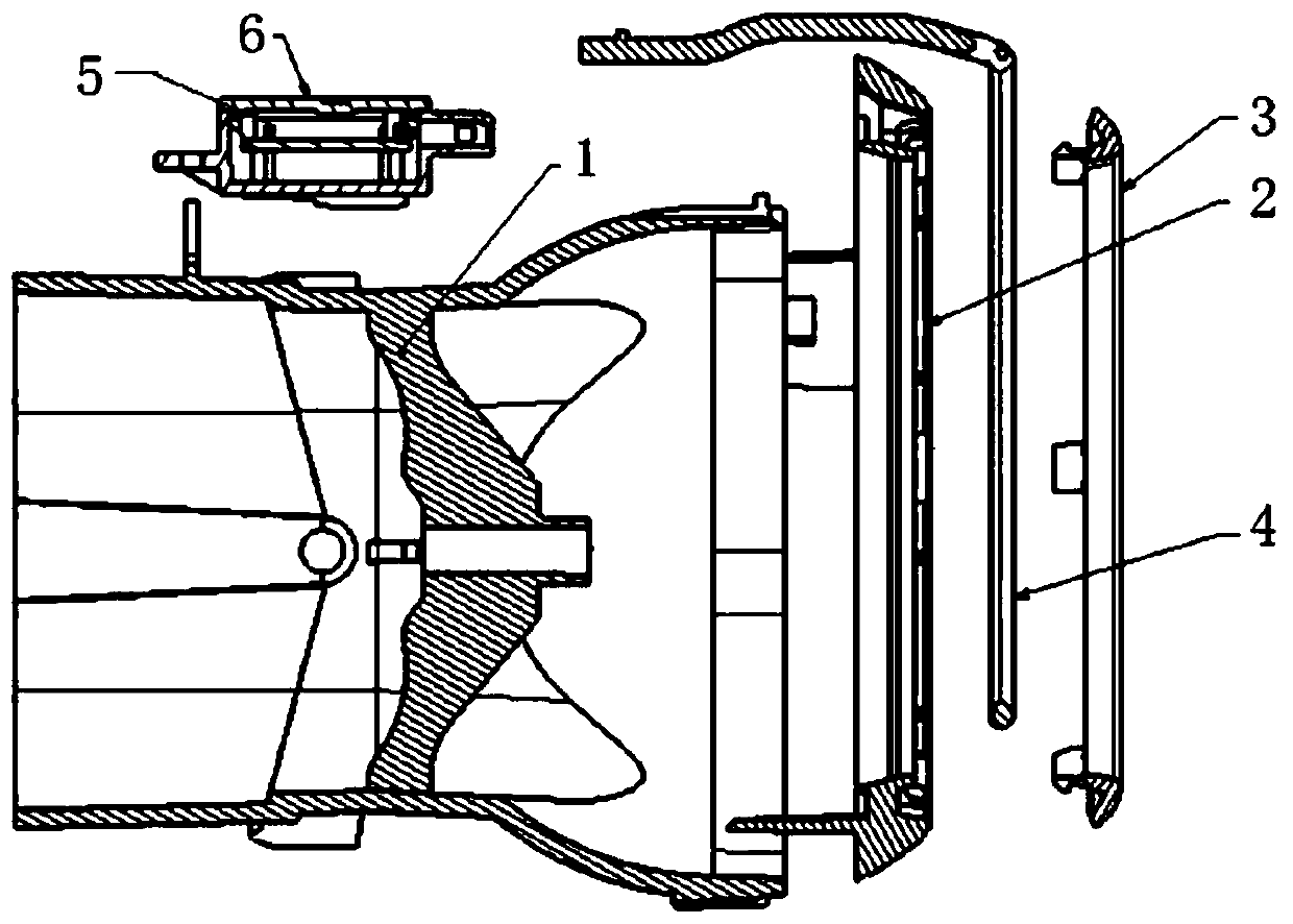 Interior trim atmosphere lamp assembly