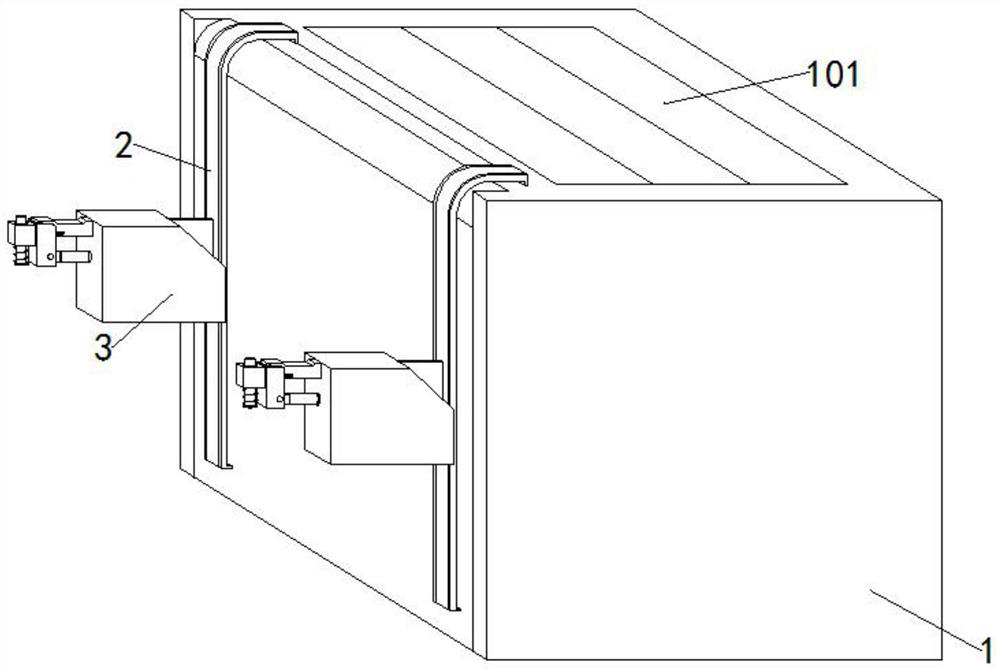 An integrated repair device for road steps to be repaired that can prevent decoupling