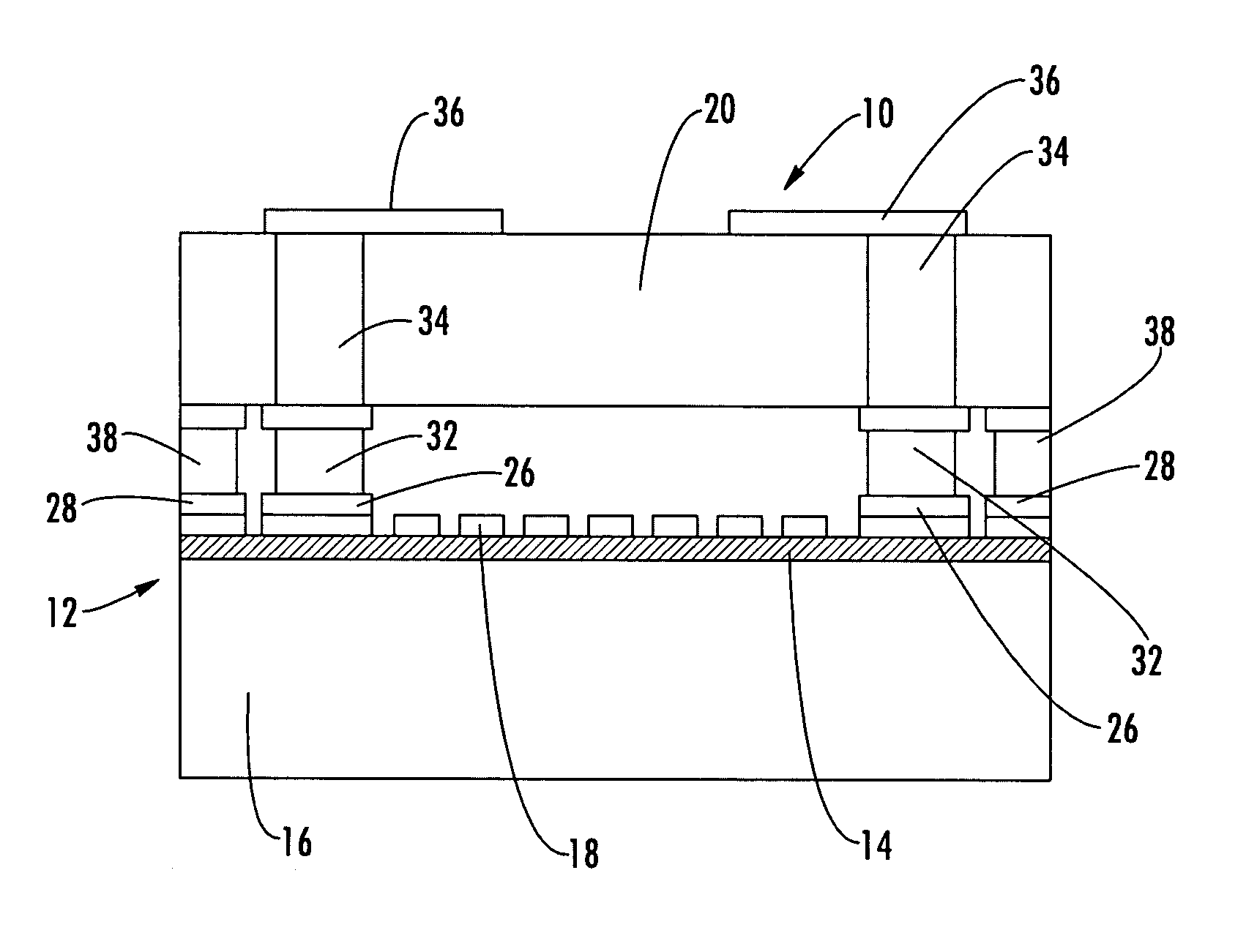 Wafer-level surface acoustic wave filter package with temperature-compensating characteristics