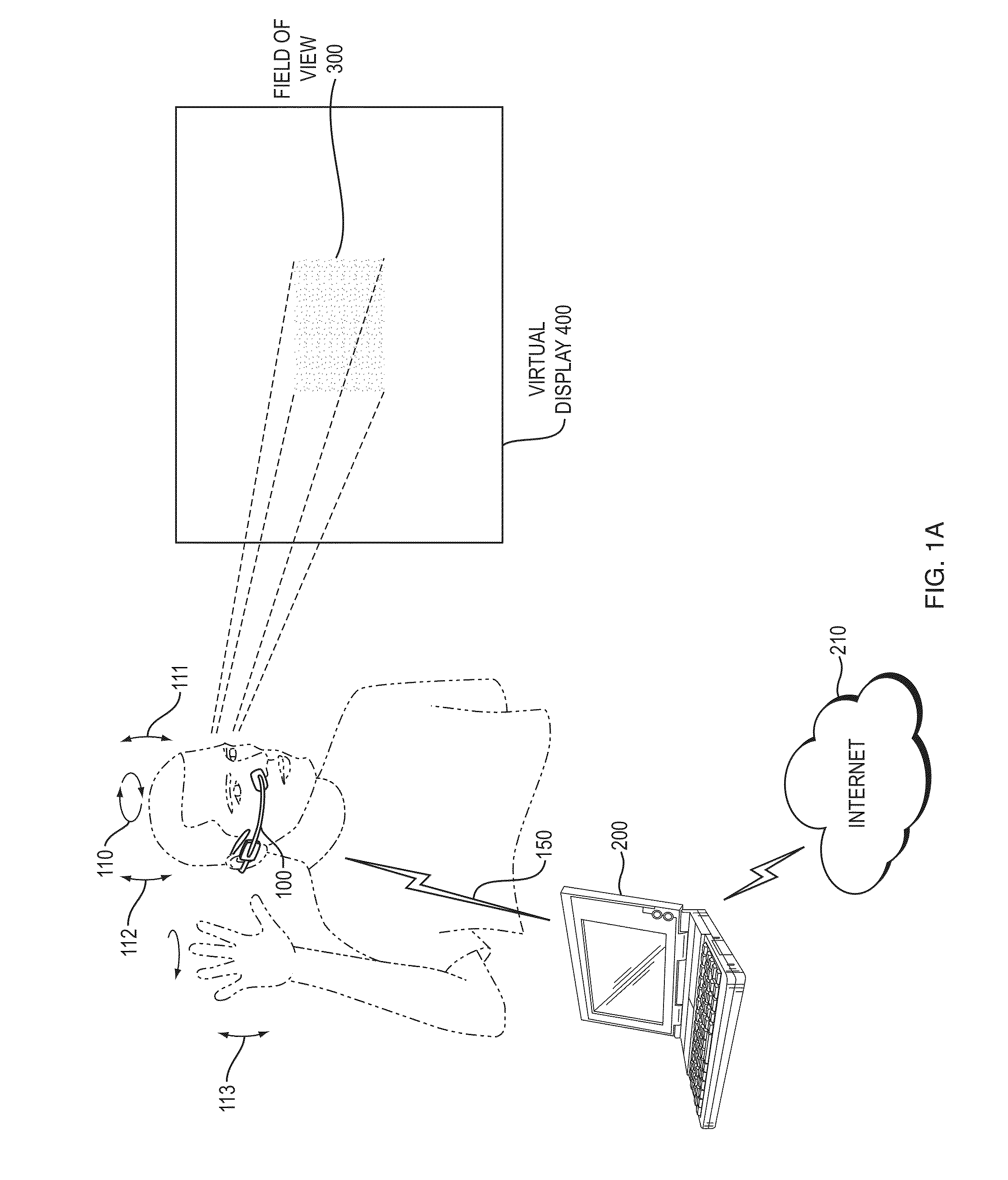 Headset Computer with Head Tracking Input Used For Inertial Control